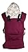 Bebamour Cotton Baby Carrier 2 in 1 Front and Back Carriers (Wine Red)