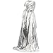 Produktbild Gosear Damen Herren Unisex Umhang Kostüm Cape mit Kapuze für Halloween Sliber