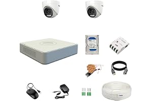 Clocite HIKVISION 4 DVR 5MP ColorVu 2 (24/7 ) + 500GB HDD + (1+3) 4 CH + BNC DC