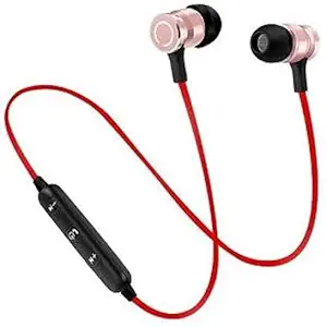 GO OFFER Wireless Neckband with Dynamic Drivers for HD Music, Wireless Bluetooth Headset Magnet Earphone with Hand-Free Calling, Bulit-in-Mic, Extra Bass Stero, Lightweight and Sweatproof Prefect for Gym, Running(Multicolored)