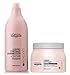 L'OREAL LUMINO CONTRAST SHAMPOO 1500ML AND MASQUE 500ML NEW SALON SIZE DUO