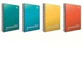 Gıpta Fresco Spiralli Defter A4 80 Yaprak &Ccedil;izgisiz 4'l&uuml; Set Karışık Renk
