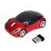 Produktbild bloatboy Kabellose Maus - Mini Auto-Funkmaus 2.4G USB Mute Funk Computermaus für Laptop/PC/Smart TV/Tablets/Handy (Rot)