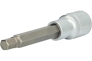 BRILLIANT TOOLS BT022873 Bussola a inserto a esagono incassato 1/2", lunga 100 mm, 8 mm [Powered by KS TOOLS]