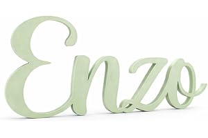 Tres Aristas | Nombre Decorativo Grande Personalizado | Tipo de Letra, Color y Tamaño a Elegir | Decoración Habitación Infantil y Eventos | Se Mantiene de Pie o para Colgar | Bautizos y Comuniones