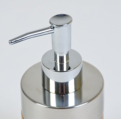 Villa Wesco Bambus / Edelstahl Seifenspender Flüssigseifenspender Seife Spender - 2