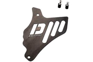 MOTODAK cache pignon moto doppler alu compatible avec am6 - noir