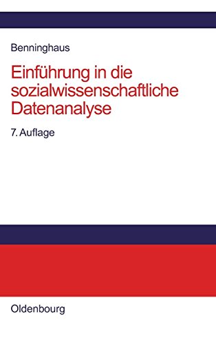 Einführung in die sozialwissenschaftliche Datenanalyse