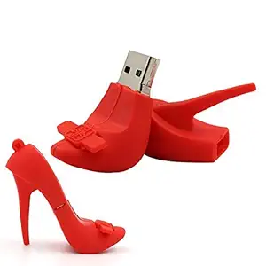 Tobo Cartoon Red High Heeled Shoes Shape USB High Speed Flash Disk Pen Drive Disk Memory Stick. (64GB)