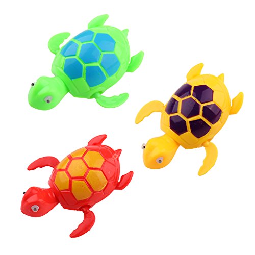 Gazechimp Wind-up Uhrwerk Schildkröte Kinder Bathtime Spielzeug Sammler Wind-up Toy, Baby Lernspielzeug, Geschenk, Zufällig Farbe, Idea auch als Haus Tisch Zimmer Dekoration - 2