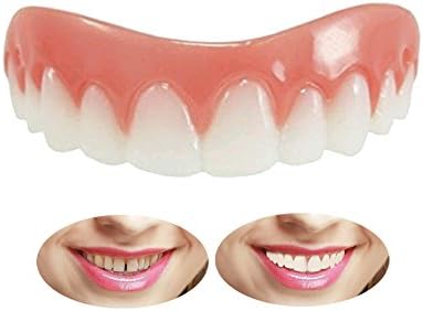 Cosmetic Teeth Perfect Smile Veneers Instant Smile Teeth Whitening Denture Comfort Flex Teeth Top Cosmetic Veneer, Natural New Comfortable Cosmetic Teeth Veneer For a Perfect Smile, One Size Fits All