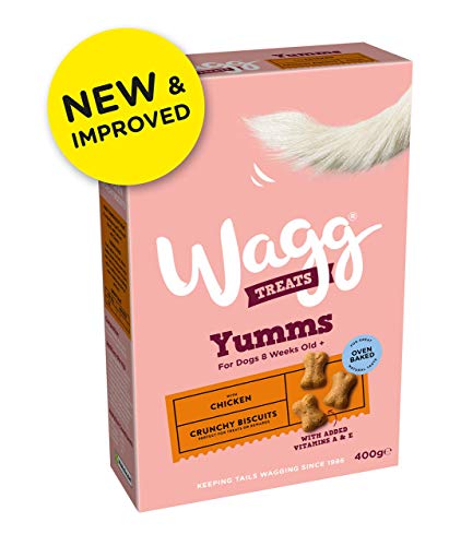Wagg Yumms Dog Biscuits with Chicken 400 g, Pack of 5