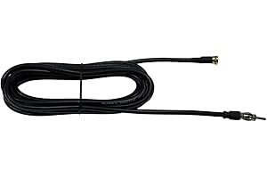 Glomex Cavo Radio da 3,6 m, F maschio dorato, mod. V9148