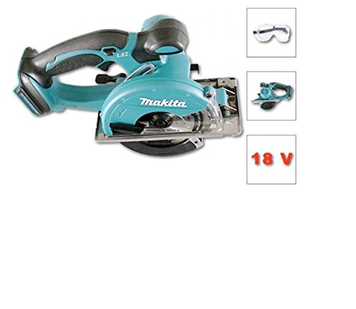 Makita BCS 550 18V Li-ion Akku-Metallsäge + 1x Makita BL1830 Akku + Schutzbrille + Makita Sägeblatt - ( ohne Ladegerät und ohne Koffer )