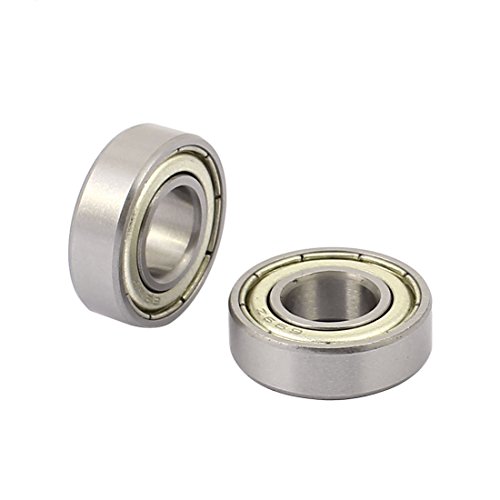 sourcingmap® 10 Stück 9mmx20mmx6mm Metall Kugellager Rillenkugellager Miniaturkugellager - 2