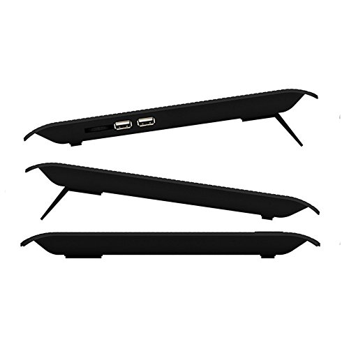 Foneso 14-15 Zoll Laptop Kühler Notebook Cooler Ständer Kühlpad Kühlmatte mit 6 × Lüfter - 6