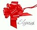 Produktbild 10 große 50 mm Geschenkpapier Pull Bögen rot für Blumen, Hochzeiten etc.
