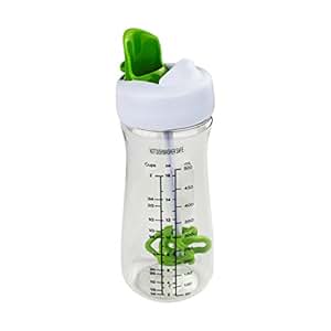 Bouteille Mélangeuse 200ml Shaker Vinaigrette 200ml Sans BPA | Bouteille Mélangeuse Étanche | Levier Une Main Mélangeur Vinaigrette