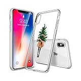 ❤ Ajuste perfecto: Compatible con iPhone X iPhone Xs El diseño perfectamente transparente y sencillo realza su belleza más natural.
