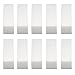 Accessotech 10 x Pro Womens Acrylic Nail Art Tips Buffer Buffing Sanding Block Files White