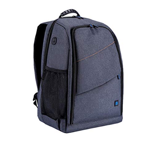 Preisvergleich Produktbild LEDMOMO PULUZ multifunktionale Wasserdichte Kratzfeste Dual Schulter Digitale DSLR Kamera Foto Video Tasche SLR Kameratasche (Grau)