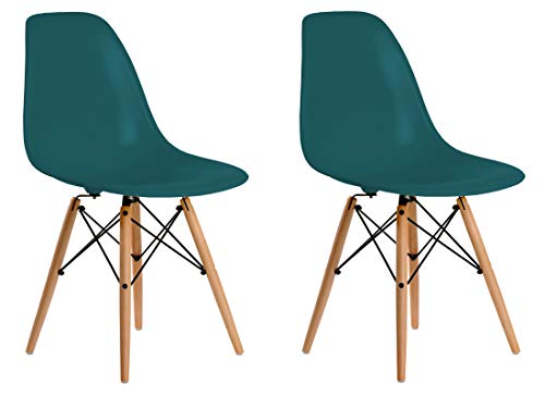 Aryana Home Réplique Eames - Set de chaises, 51 x 46,5 x 81,5 cm 51x46.5x81.5 cm Océan