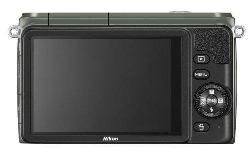 Nikon 1 S1 Compact System Camera - Khaki (10.1MP with 11-27.5mm Lens Kit) 3 inch LCD