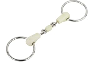 ‎EQUINATE Equinate Wassertrense mit Apfelgeschmack 18mm doppelt gebrochen | Anatomisch geformtes maulfreundliches Gebiss mit sanfter Einwirkung | Fördert die Speichelbildung und REGT die Kautätigkeit an