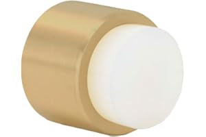 EVI HERRAJES Uchwyt ścienny tope drzwi, Klej, złoto, silikon Biały, 28mmx 28mm, I-198/28-BMT