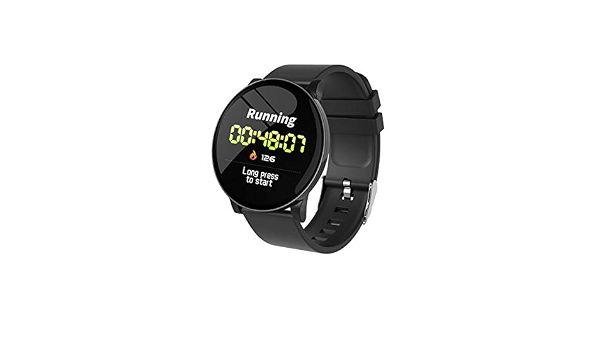 Smartwatch KSIX Round HR 1,3' OLED 170 mAh Bluetooth 4.0 Nero : Amazon.it:  Sport e tempo libero