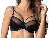  wundershop Push up Bügel BH Celines schwarz 65 70 80 85 90 95 100 A B C D E F G H Größe 85 C