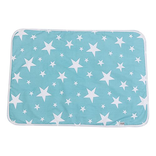 Baby Crib Mattress Pad Infant Waterproof Cotton Urine Mat Cover Diapering Sheet Protector Reusable Incontinence Bed Pads Washable Incontinence Underpads for Baby Nursery Bedding Sleep