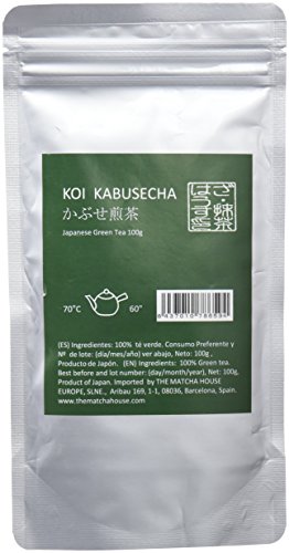 Koi Kabusecha 100 g - Té Verde Japonés con un delicado aroma, un sabor suave y rico por el proceso de la elaboración especial "Kabuse (té cubierto)"