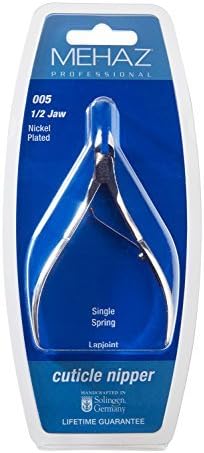 Mehaz Professional 055 Jaw Cuticle Nipper, Nickel Plated, 1/2 Inch by Mehaz Professional