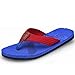 Produktbild Swallowuk Herren Zehentrenner Sommer Flip Flops Badelatschen Sandalen Casual Rutschfest Strand Wasser Schuhe Slipper Leicht Unisex Bequem Badeschuhe Hausschuhe (43, Blau)