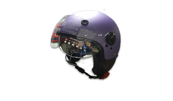CASCO MOTO NUDO DURALEU GLICINE OPACO TAGLIA XS : Amazon.it: Auto e Moto