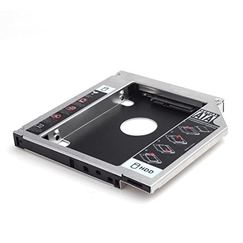 DiGiYes® 12,7 mm / 0.5in Universelle Second SATA HDD Festplatte Caddy Modul Adapter - 2