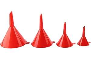 Junhouse Funnel Set for Auto Car Filling Oil Kitchen Funnels - Pack of 4