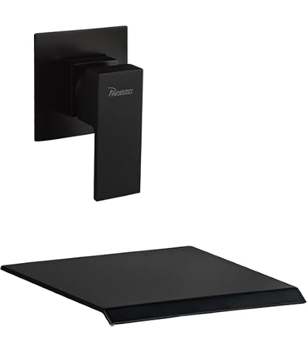 Rubinetto Lavabo Bagno In Ottone - Miscelatore Doppie Maniglie - Montaggio A Parete - Per Bagno E Cucina