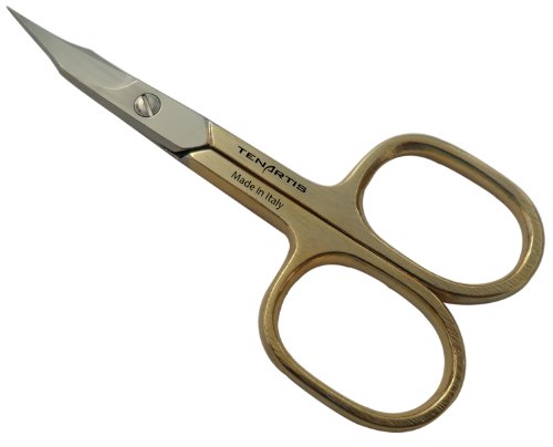 Tenartis 120 Gold-plated Manicure Scissors - Made in Italy