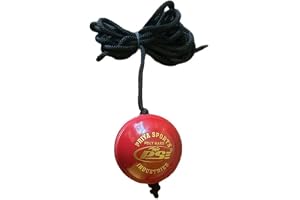 PSE Synthetic Ball with a Cord Cricket Hanging & Knocking Ball for Indoor & Outdoor Training Practice Batting