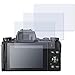 Produktbild 3 x Displayschutzfolie matt/entspiegelnd für Canon Powershot G1X Mark III