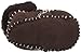 Playshoes Handmade Lambskin Baby Booties with Laces Closure (Black, 0-6 months)