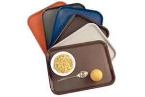 Kristallon P503 Foodservice Tray, Kristal Lon Plastic, Medium, Brown