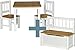 IB-Style - Children's seating area NOA | 3 combinations | 2 chairs + 1 table + 1 cheast bench | table and chair set toybox bench nursery furniture kids