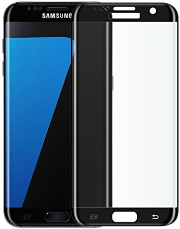 Just Mobilez 3D Curved Edge to Edge Glass Screen Protector For Samsung Galaxy S6 Edge (Black)