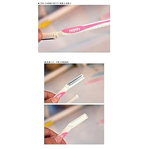 JYtop® 3Pcs Lady Face & Eyebrow Razor Trimmer Shaper Shaver Hair Removal Cosmetics Tool Razor Shaper, Hair Remover… - Image 4