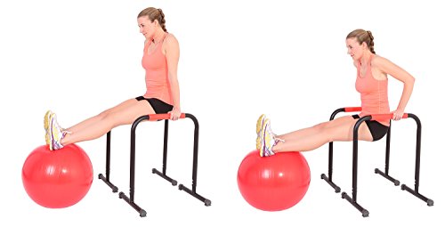 SportPlus Fitness Rack Pro, Höhe 70 cm, für Dips, Beinlifts, Liegestütze und mehr, Benutzergewicht bis 120 kg, Sicherheit geprüft nach EN ISO 20957-1, EN 957 - 3