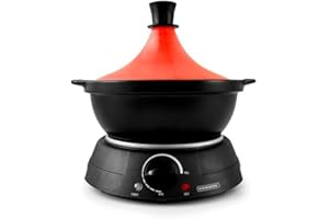 Tajine électrique Avec Pot En Terre Cuite K_jine_3_rouge Kitchencook