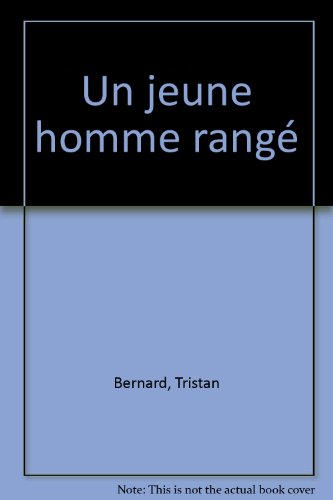 couverture de : Un jeune homme rang&eacute;